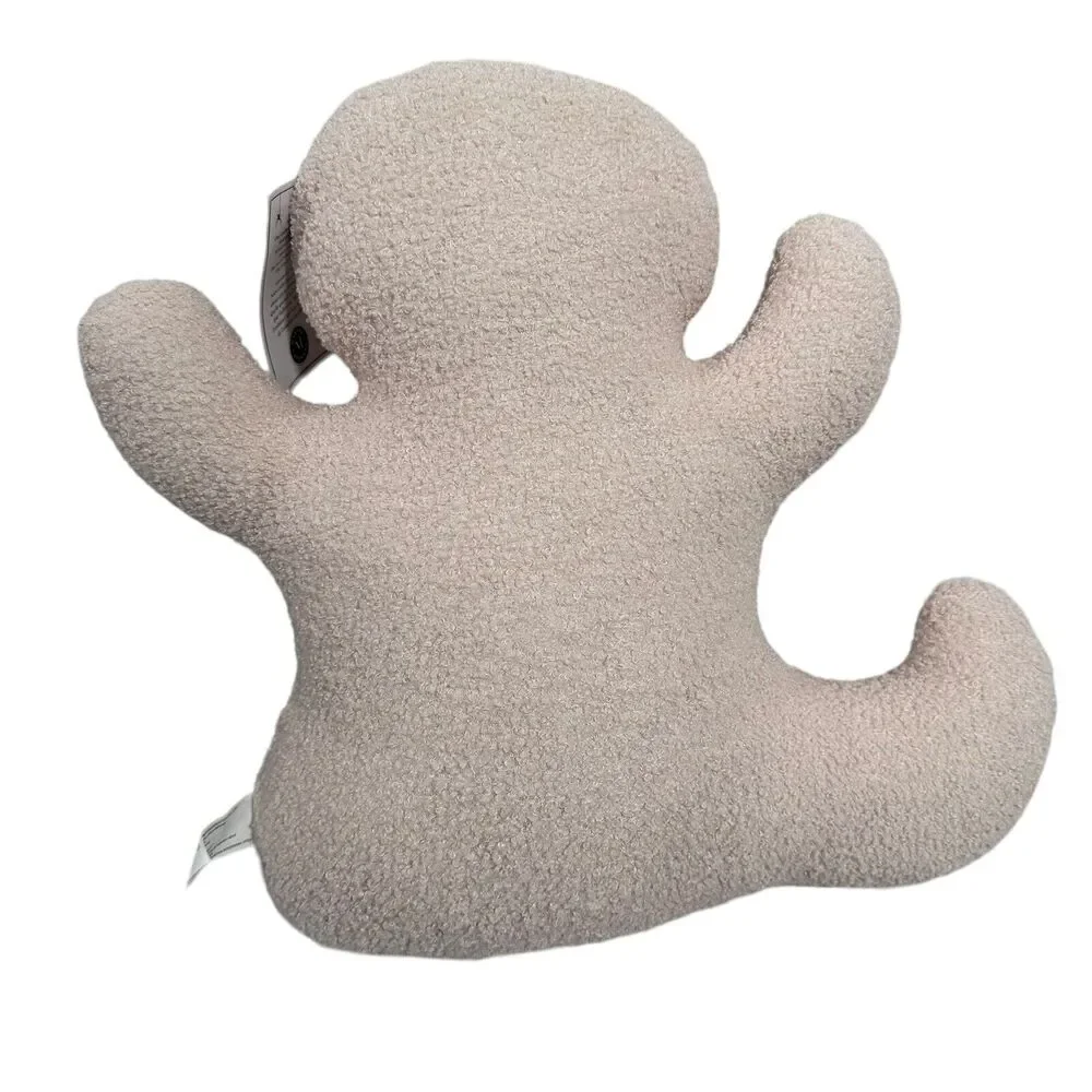 Martha Stewart Pink Sherpa  Cute Ghost Weighted Plush 2024 Halloween Decor NWT